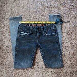 Black Skinny Jeans31 inseam with Subtle Distressing